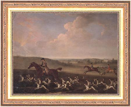framed  James Seymour A Huntsman and Hounds Near a Country House, Ta3070-1